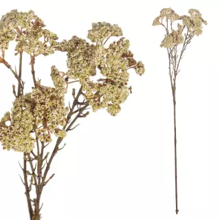 Flor achilea artificial verde 72. Flores artificiales