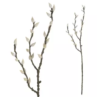Salix caprea artificial crema 65. Hojas y ramas artificiales