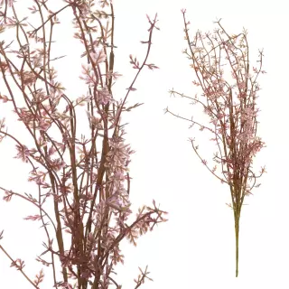 Rama hojas artificiales silvestres malva 50. Flores artificiales