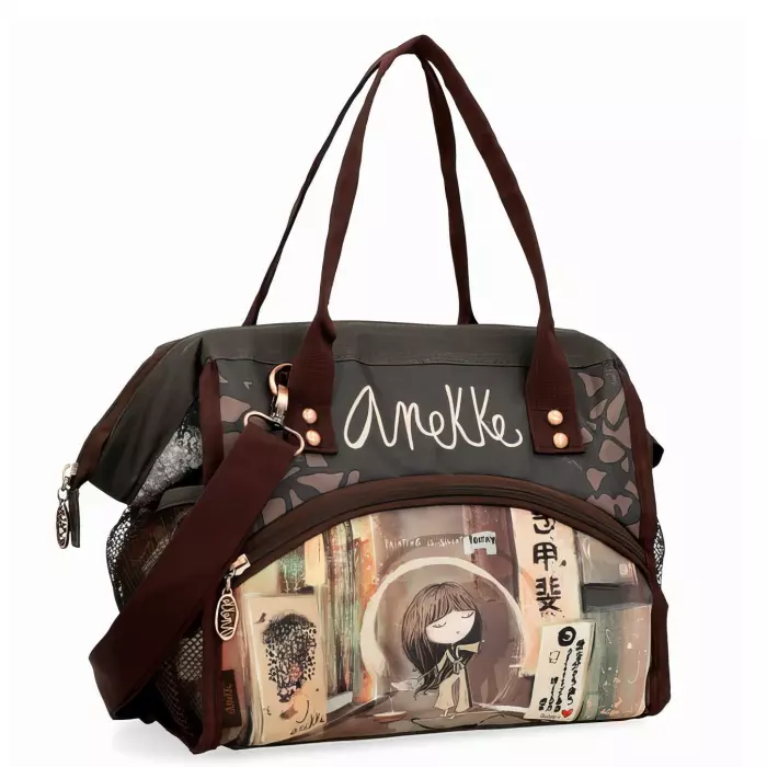 Tote marrón con bandolera Shōen – Anekke