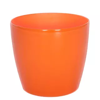 Maceta plástico 18 naranja · Macetas y jardín