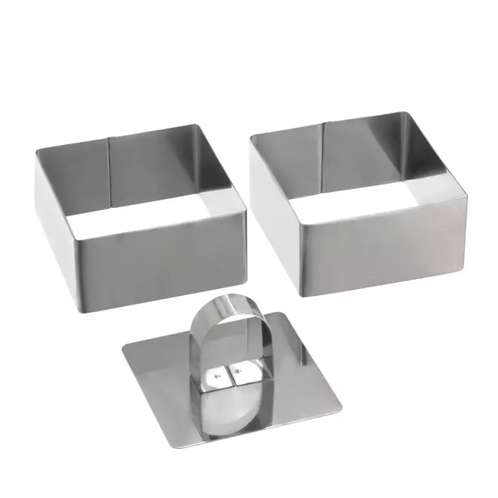 Molde inoxidable cuadrado