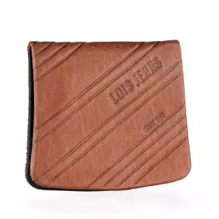 Monedero Piel Lois Dothan Marrón. La Llimona.