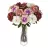 Flor peonia artificial rosa. Flores artificiales