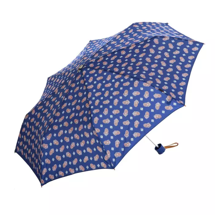 Paraguas MP mujer plegable manual cachemir azul · Paraguas mujer · La Llimona home