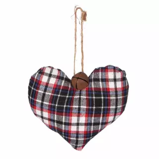 Colgante navidad corazón tartán 13 · Navidad · La Llimona home