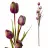 Rama tulipanes artificiales malva 97. Flores artificiales