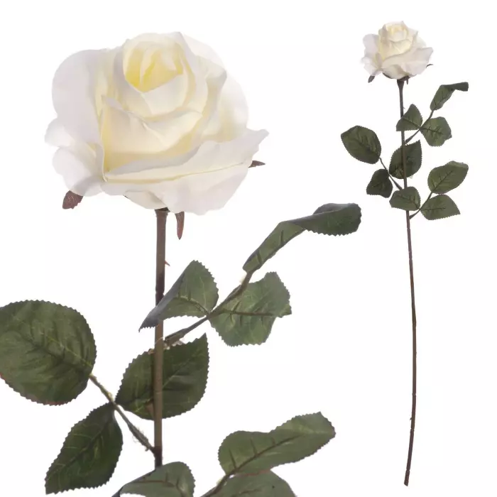 Rosa artificial crema 67 · Flores artificiales · Rosas artificiales · La Llimona home