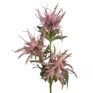 Rama eryngium artificial malva. Flores artificiales