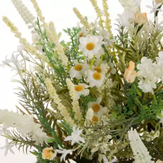 Ramo bush artificial silvestre blancas · Ramos flores artificiales · La Llimona home
