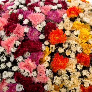 Ramo mums artificiales cereza 36 · Ramos flores artificiales · La Llimona home
