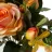 Ramo rosas y cymbidiums artificiales naranja 32 · Flor artificial · Funerario · Ramos flores artificiales cementerio