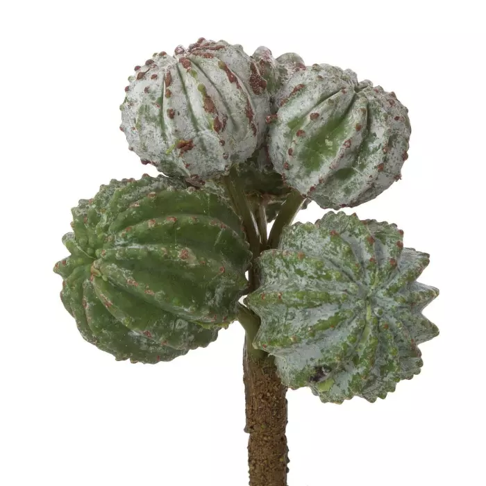 Echonocactus grussoni artificial verde gris 15 · Crasas y cactus artificiales · La Llimona