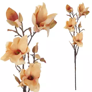 Magnolias artificial beige 80. Flores artificiales