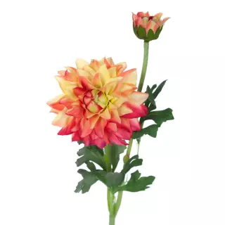 Dalia artificial bicolor 56. Flores artificiales