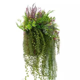 Bush mix grass colgante artificial verde 50 · Plantas colgantes artificiales · La Llimona home