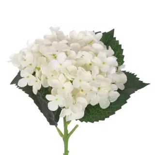 Hortensia artificial blanca 52. Flores artificiales