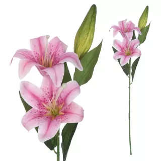 Lilium artificial rosa 78 · Flores artificiales · La Llimona home