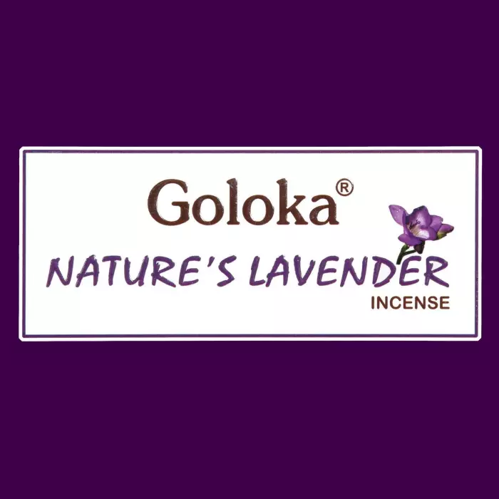 Incienso goloka nature's lavender caja sticks. Inciensos, ambientadores y soportes
