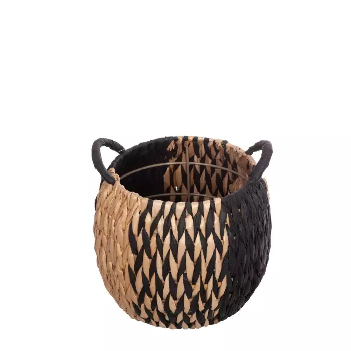 Cesta cubremacetas bicolor natural negro 20 · Macetas y Jardín · La Llimona Cesta cubremacetas bicolor natural negro 20 · Macetas y Jardín · La Llimona