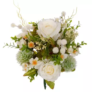 Ramo alliums y rosas artificiales crema 44 · Ramos flores artificiales · La Llimona home