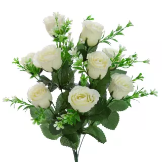Ramo rosas artificiales crema 44 · Ramos flores artificiales · La Llimona home