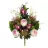Ramo rosas cabbage y proteas artificiales cereza 53 · Funerario · Ramos flores artificiales