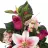 Ramo rosas y lilium artificiales cereza 37 · Funerario · Ramos flores artificiales cementerio · La Llimona home