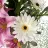 Ramo artificial liliums rosados y  gerberas blancas 55 · Funerario · Jardinera y centros artificiales · La Llimona home