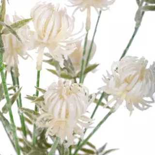 Caléndula artificial blanca 55. Flores artificiales