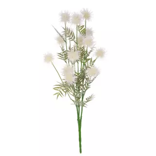 Ageratum artificial blanco 55. Flores artificiales