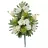 Ramo rosas y mums artificiales blancas 44 · Funerario · Ramos flores artificiales cementerio · La Llimona home