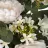 Ramo peonías y rosas artificiales blancas 53. Funerario. Ramos,flores artificiales cementerio