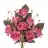 Ramo hortensias y rosas artificiales malva 51. Funerario. Ramos,flores artificiales cementerio