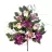 Ramo hortensias y rosas artificiales púrpura 51. Funerario. Ramos,flores artificiales cementerio