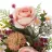 Ramo rosas y flores silvestres artificiales rosada 51. Funerario. Ramos,flores artificiales cementerio