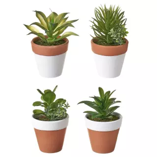 Cactus artificial maceta terracota 14 · Crasas y cactus artificiales · La Llimona home