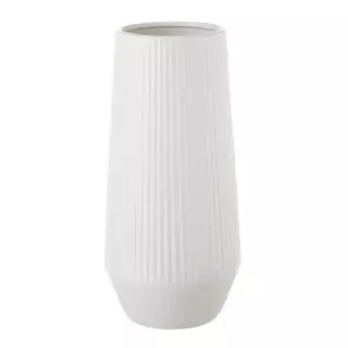 Jarrón cerámica blanco 30 · Decoración y complementos · La Llimona home