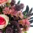 Ramo rosas y asters artificiales rosadas 50. Funerario. Ramos,flores artificiales cementerio