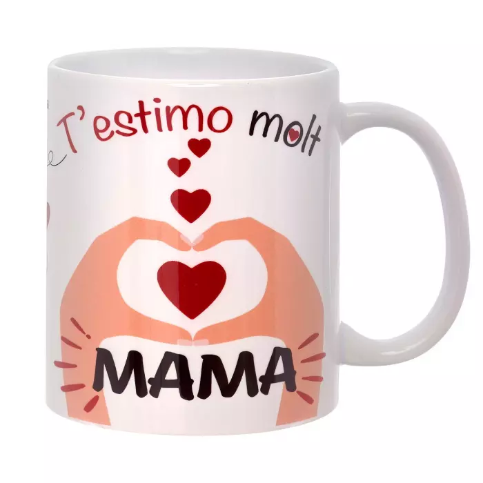 Taza con mensaje 'T'estimo molt mama' · Tazas con mensaje · La Llimona home Taza con mensaje 'T'estimo molt mama' · Tazas con mensaje · La Llimona home