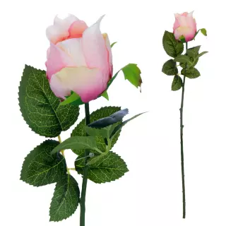 Rosa artificial rosada 46 · Flores artificiales · Rosas artificiales · La Llimona home