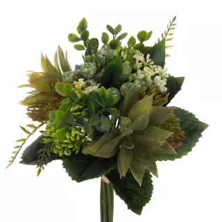 Ramo exótico artificial Agave crema 33. Ramos flores artificiales. La Llimona home
