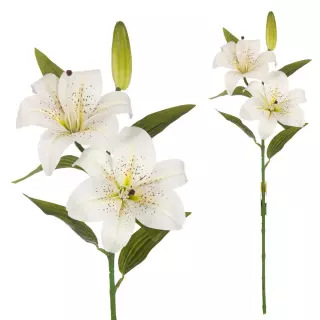 Lilium artificial blanco 69. Flores artificiales. La Llimona Home
